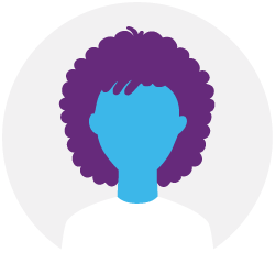 Avatar of a female with short hair